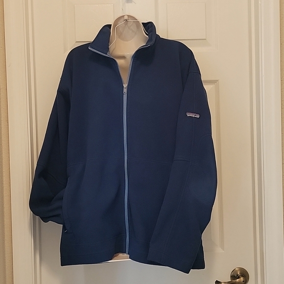 Patagonia Other - MEN'S PATAGONIA FULL ZIP NAVY FLEECE (sz - xl)